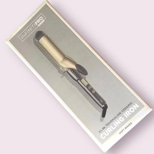 NIB Infiniti Pro by Conair Nano Tourmaline Ceramic 1-1/2-Inch Curling Iron